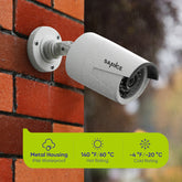 8 Channel 4K PoE Security Camera System, 8MP Outdoor IP Cameras, Smart Human/Vehicle Alerts, ONVIF Supported NVR, H.264+, 2-Way Audio